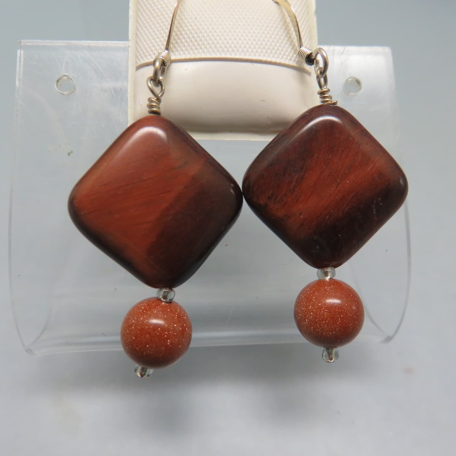 Beautiful Jasperite Dangle Earrings