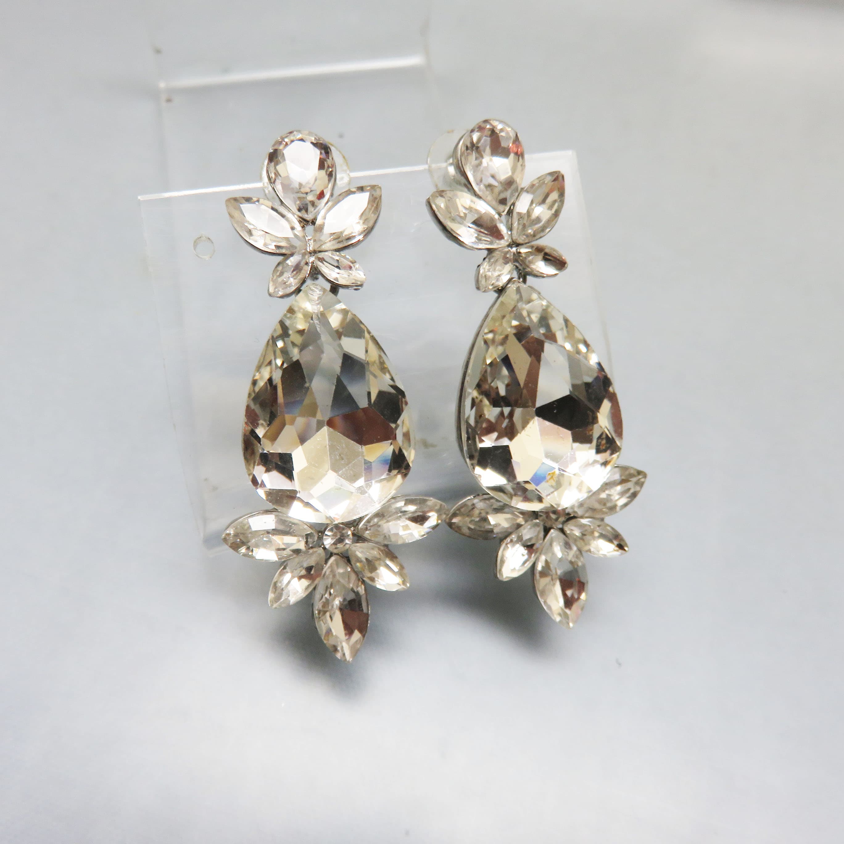 Crystal Garden Grandeur Statement Earrings