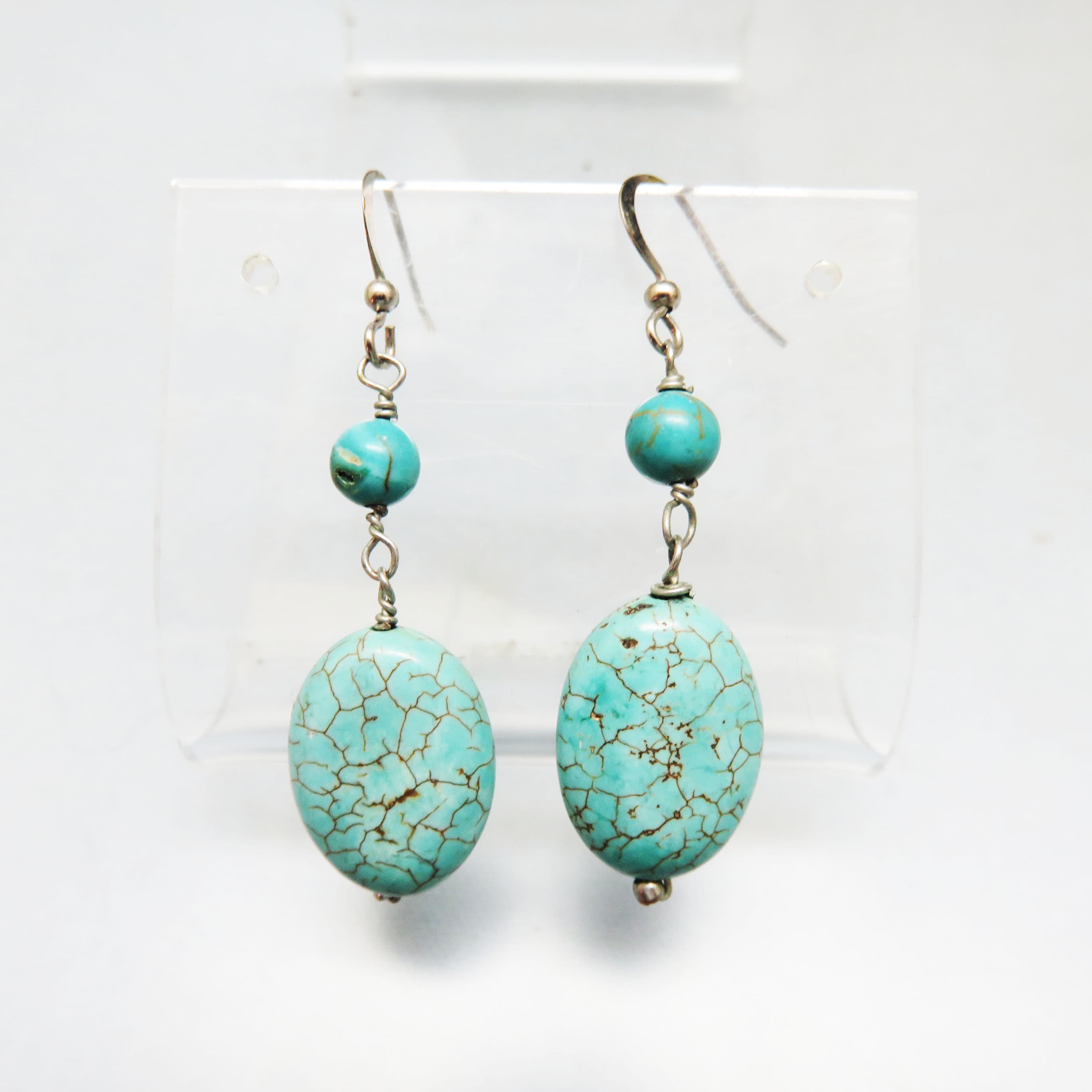 Desert Sky Vintage Magnesite Drop Earrings
