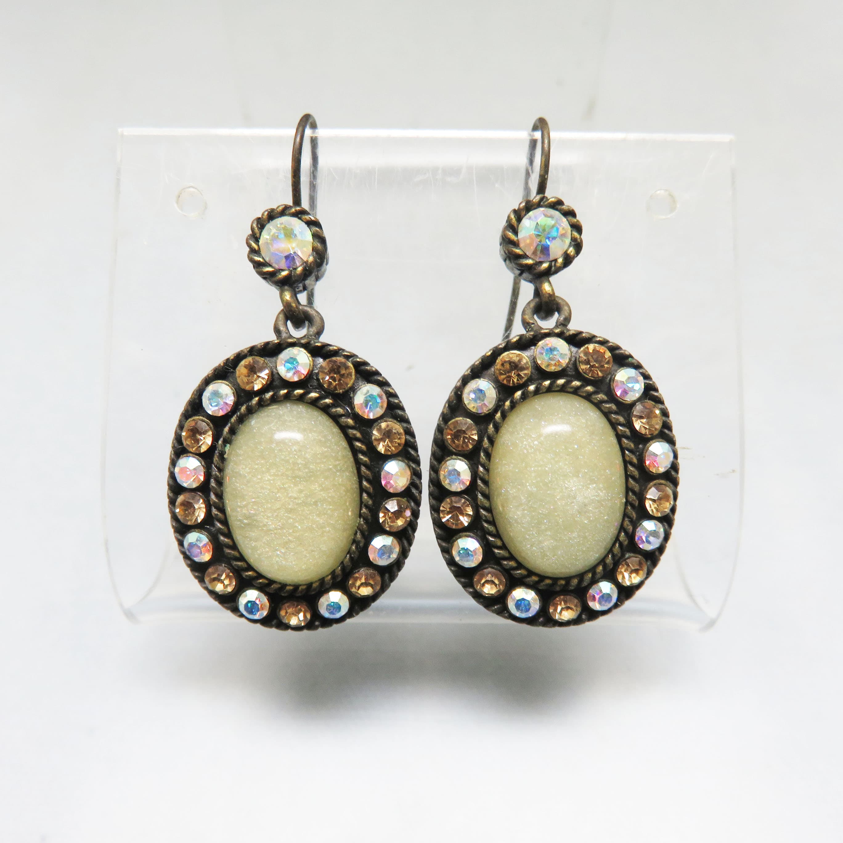 Golden Glow Pierced Earrings by Avon